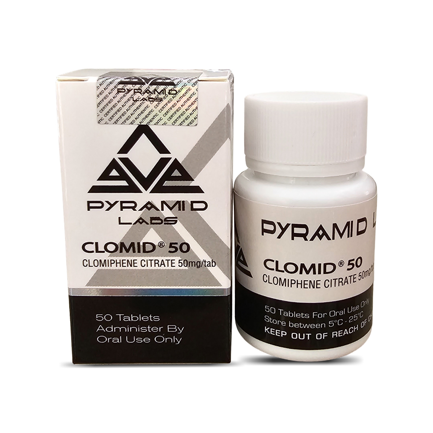 Pyramid Labs Clomid 50mgx50